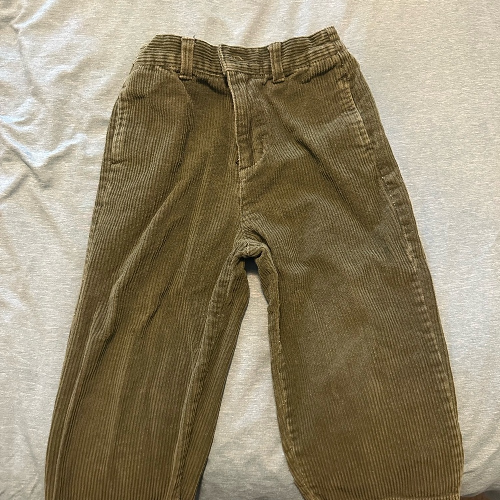 3T GreenCorduroy Pants